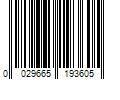 Barcode Image for UPC code 0029665193605