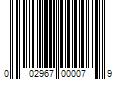 Barcode Image for UPC code 002967000079