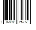 Barcode Image for UPC code 0029695214356