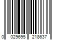 Barcode Image for UPC code 0029695218637