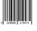 Barcode Image for UPC code 0029695219474