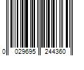 Barcode Image for UPC code 0029695244360