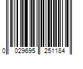 Barcode Image for UPC code 0029695251184