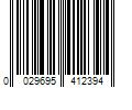 Barcode Image for UPC code 0029695412394