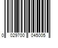 Barcode Image for UPC code 0029700045005