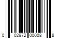 Barcode Image for UPC code 002972000088