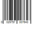 Barcode Image for UPC code 0029757007643