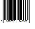 Barcode Image for UPC code 0029757740007