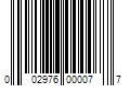 Barcode Image for UPC code 002976000077