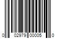 Barcode Image for UPC code 002979000050