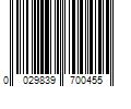 Barcode Image for UPC code 0029839700455