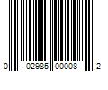 Barcode Image for UPC code 002985000082