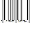 Barcode Image for UPC code 0029877030774