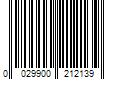 Barcode Image for UPC code 0029900212139