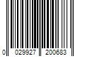 Barcode Image for UPC code 0029927200683