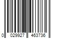 Barcode Image for UPC code 0029927463736