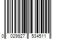 Barcode Image for UPC code 0029927534511. Product Name: Sun Zero Mercer Blackout Solid Grommet Single Curtain Panel, Blush