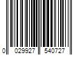 Barcode Image for UPC code 0029927540727