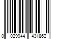 Barcode Image for UPC code 0029944431862