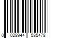 Barcode Image for UPC code 0029944535478