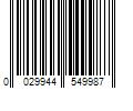 Barcode Image for UPC code 0029944549987