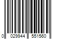 Barcode Image for UPC code 0029944551560