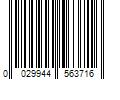 Barcode Image for UPC code 0029944563716