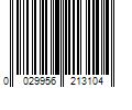 Barcode Image for UPC code 0029956213104