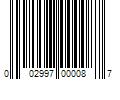 Barcode Image for UPC code 002997000087