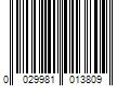 Barcode Image for UPC code 0029981013809