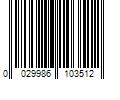 Barcode Image for UPC code 0029986103512