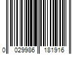 Barcode Image for UPC code 0029986181916