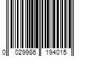 Barcode Image for UPC code 0029986194015