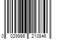 Barcode Image for UPC code 0029986213846