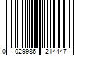 Barcode Image for UPC code 0029986214447