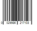 Barcode Image for UPC code 0029986217103