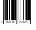 Barcode Image for UPC code 0029986223722