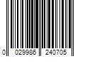 Barcode Image for UPC code 0029986240705