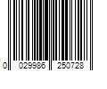 Barcode Image for UPC code 0029986250728