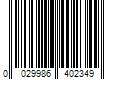 Barcode Image for UPC code 0029986402349