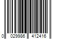 Barcode Image for UPC code 0029986412416