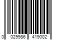 Barcode Image for UPC code 0029986419002