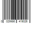 Barcode Image for UPC code 0029986419026