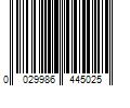 Barcode Image for UPC code 0029986445025