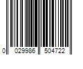 Barcode Image for UPC code 0029986504722