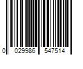 Barcode Image for UPC code 0029986547514