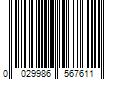 Barcode Image for UPC code 0029986567611