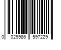 Barcode Image for UPC code 0029986597229