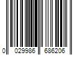 Barcode Image for UPC code 0029986686206