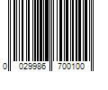 Barcode Image for UPC code 0029986700100